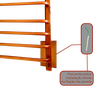 Toalheiro Térmico Grande Bronze 220v Fio Oculto Esquerdo - 2