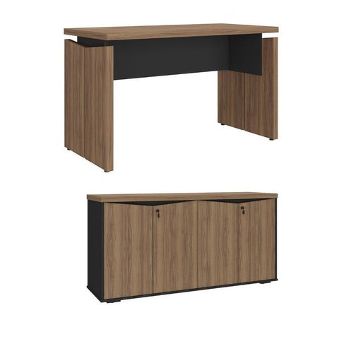 Conjunto Escritório: Mesa 6150 + Balcão 6293