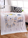 Ver imagem 2 de Manta Cobertor Fofinha Infantil Fibra de Bambu Color Baby Leãozinho