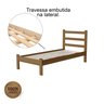 Cama Solteiro Luiza Rústica 100% Madeira Maciça - 10