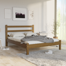 Cama Casal Luiza Rústica 100% Madeira Maciça - 1