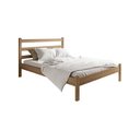Ver imagem 4 de Cama Casal Luiza Rústica 100% Madeira Maciça Marrom/Envelhecido