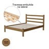 Cama Casal Luiza Rústica 100% Madeira Maciça - 10