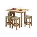 Ver imagem 2 de Conjunto De Mesa Dobrável Com 4 Bancos Romana 