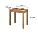 Ver imagem 4 de Conjunto de Mesa Dobrável com 4 Bancos Romana Marrom/Inovata/Linho A47 Royale