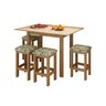 Conjunto De Mesa Dobrável Com 4 Bancos Romana  - 2