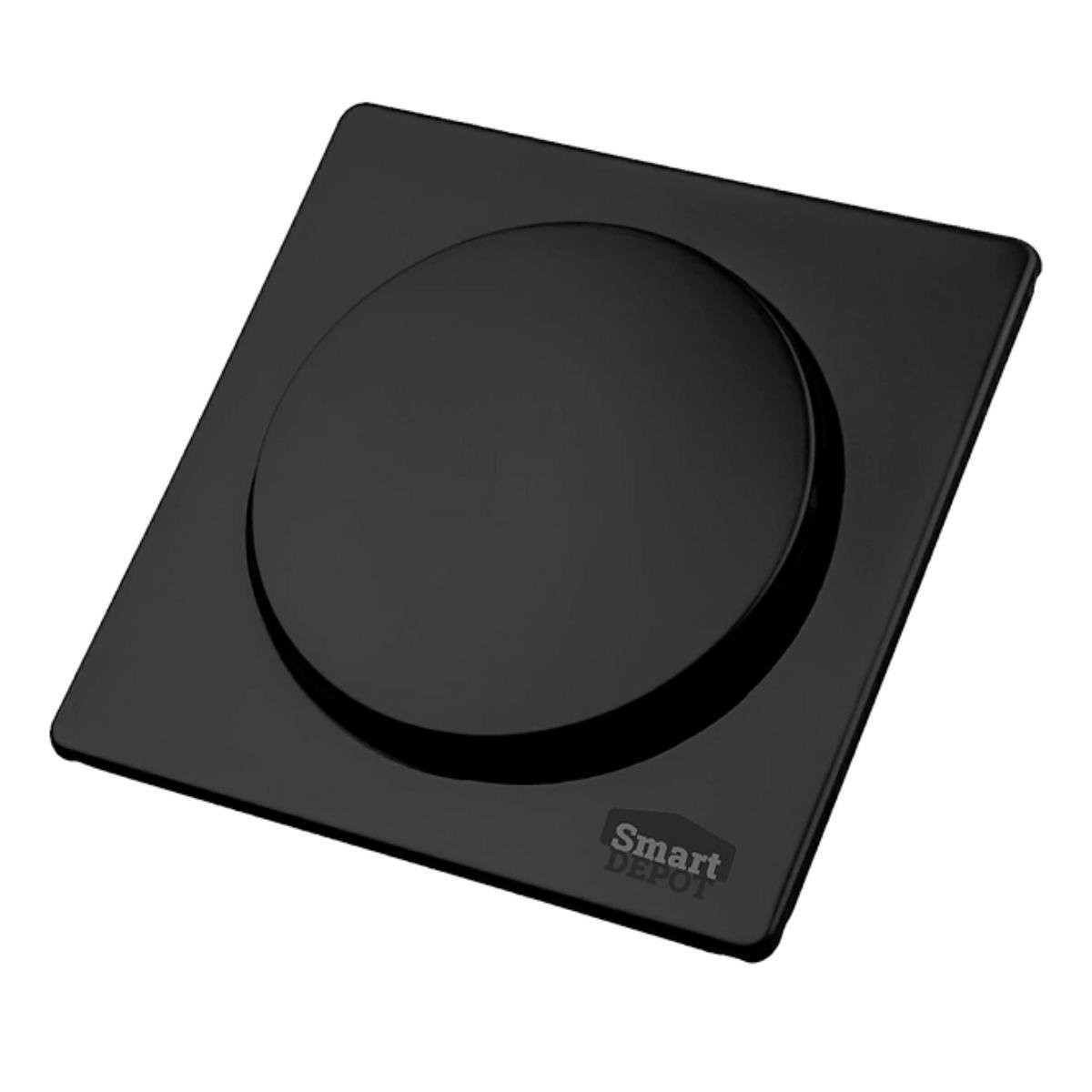 Ralo Click Quadrado Preto Fosco 10x10cm Smart Depot - 1