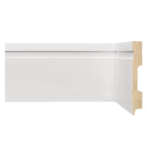 Rodapé MDF Frisado 12cm x 2,40m 1202 Moldufama