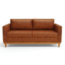 Ver imagem 3 de Sofá 03 Lugares Juliette Corano Base Madeira Castanho - D'Rossi