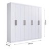 Guarda-Roupa 8 Portas 2 Gavetas Jaú Yescasa - 2