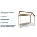 Ver imagem 6 de Quarto para Irmãos com 2 Camas Casinha, Baú, 2 Nichos e Mesinha de Apoio Móveis Peroba