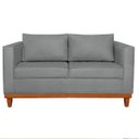 Ver imagem 4 de Sofá 3 Lugares Europa 180 cm Estilo Conforto e Elegância Corano Cinza - ADJ Decor