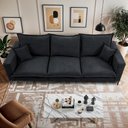 Ver mais imagens de Sofá 3 Lugares Modular Boma 2,40m Boucle Cinza Escuro Sofá Inbox
