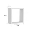 Ver mais imagens de Quarto para Irmãos com 2 Camas Casinha, Baú, 2 Nichos e Mesinha de Apoio Móveis Peroba