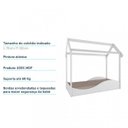 Ver imagem 6 de Quarto para Irmãos com 2 Camas Casinha, Baú, 2 Nichos e Mesinha de Apoio Móveis Peroba