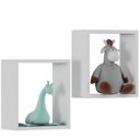 Ver imagem 7 de Quarto para Irmãos com 2 Camas Casinha, Baú, 2 Nichos e Mesinha de Apoio Móveis Peroba