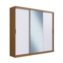 Ver imagem 4 de Guarda-Roupa Casal 3 Portas Correr 6 Gavetas e Espelho Tiatã Yescasa