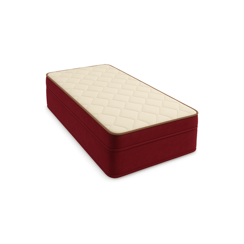 Colchão Molas Bonnel 78x188x24 - Lateral Vinho Premium