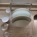 Ver imagem 3 de Secador Escorredor Pratos Louças 11 Pratos 5 Copos Aço Cromado Bea Decor