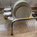 Ver imagem 4 de Secador Escorredor Pratos Louças 11 Pratos 5 Copos Aço Cromado Bea Decor