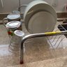 Secador Escorredor Pratos Louças 11 Pratos 5 Copos Aço Cromado Bea Decor - 4