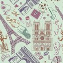 Ver imagem 3 de Papel De Parede Adesivo Pontos Turísticos Países Verde Lavável