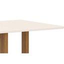 Ver imagem 6 de Conjunto: Mesa Sala Jantar Natalí C/ Tampo Madeirado C/ Vidro Reto 120x80cm e 4 Cadeiras Malu