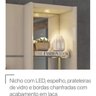 Estante Home para TV até 60 Polegadas com LED 3 Portas Bahamas Permóbili - 7