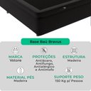 Ver imagem 4 de Cama Box Baú Solteiro Preto V-store 78x188x44