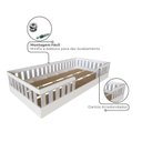 Ver imagem 5 de Cama Infantil Montessoriana Solteiro Sol Ii Cinza/Branco/Cristal