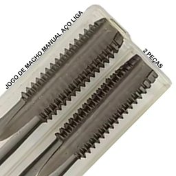 Jogo de Macho Manual Aço Rápido Hss Mf 18 X 1,5 - 2 Peças - 4