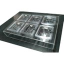 Ver imagem 5 de DISPLAY EXPOSITOR CONDIMENTADORA EM ACRÍLICO COM 6 CUBAS 1/6x100 E TAMPA COM ABERTURA SpaceBuy 51015