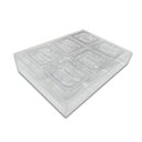 Ver imagem 1 de DISPLAY EXPOSITOR CONDIMENTADORA EM ACRÍLICO COM 6 CUBAS 1/6x100 E TAMPA COM ABERTURA SpaceBuy 51015