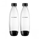 Ver imagem 1 de Conjunto de 2 Garrafas Plásticas 1 Litro Sodastream Preta
