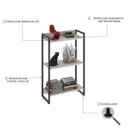 Ver imagem 4 de Estante para Livro Industrial 3 Prateleiras 104cmx60cm