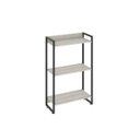 Ver imagem 3 de Estante para Livro Industrial 3 Prateleiras 104CMX60CM Branco/Snow