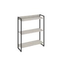 Ver imagem 3 de Estante para Livro Industrial 3 Prateleiras 104CMX80CM Branco/Snow