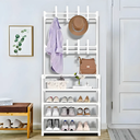 Ver imagem 3 de Sapateira Organizadora com Ganchos 4 Prateleiras