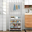 Ver imagem 4 de Sapateira Organizadora com Ganchos 4 Prateleiras