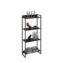 Ver imagem 2 de Estante Multiuso 4 Prateleiras 60CMX146CM Dynamica Preto/Ônix