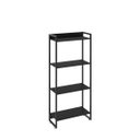 Ver imagem 3 de Estante Multiuso 4 Prateleiras 60CMX146CM Dynamica Preto/Ônix
