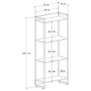 Ver imagem 5 de Estante Multiuso 4 Prateleiras 60CMX146CM Dynamica Branco/Snow