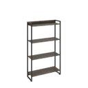 Ver imagem 3 de Estante Multiuso 4 Prateleiras 80CMX146CM Dynamica Marrom/Carvalho Dark