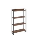 Ver imagem 3 de Estante Multiuso 4 Prateleiras 80CMX146CM Dynamica Marrom/Nogal