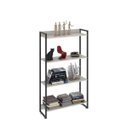 Ver imagem 2 de Estante Multiuso 4 Prateleiras 80CMX146CM Dynamica Branco/Snow
