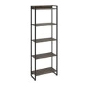 Ver imagem 3 de Estante Multiuso 5 Prateleiras 60CMX187CM Dynamica Marrom/Carvalho Dark