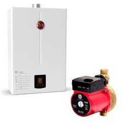 Kit Bomba Pressurizadora 120w 127v + Aquecedor 22l Glp Rheem - 1