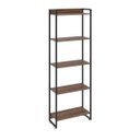 Ver imagem 3 de Estante Multiuso 5 Prateleiras 60CMX187CM Dynamica Marrom/Nogal