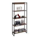 Ver imagem 2 de Estante Multiuso 5 Prateleiras 80CMX187CM Dynamica Marrom/Nogal