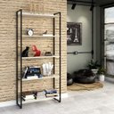 Ver imagem 1 de Estante Multiuso 5 Prateleiras 80CMX187CM Dynamica Branco/Snow